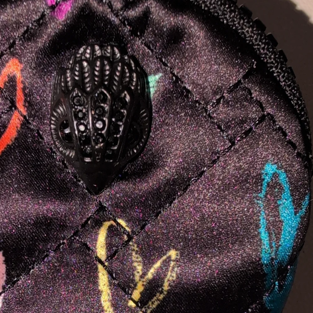 Karl Lagerfield Quilted Heart Pattern Coin Purse